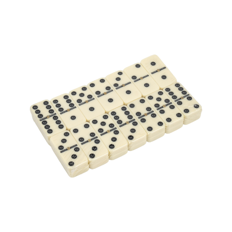 Conjunto de jogos de tabela de tabela de Dominoes de Plástico de Plástico Acrílico